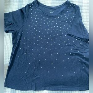 Catherines Black Starry Tee